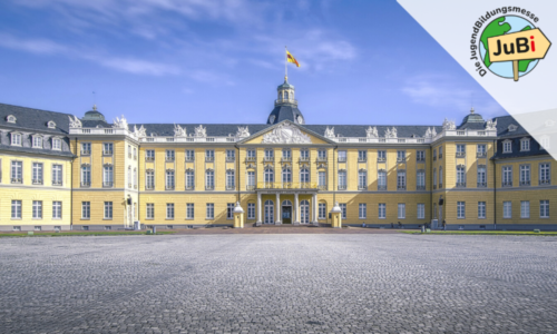 Foto von einem Schloss in Karlsruhe